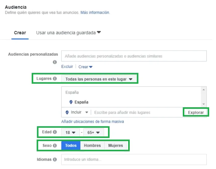 publicidad instagram audiencia