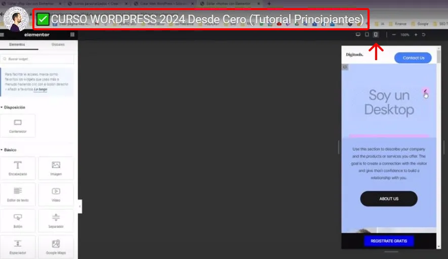 menu movil wordpress