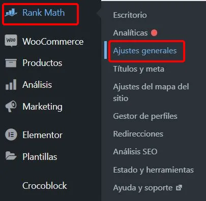 seo wordpress elementor