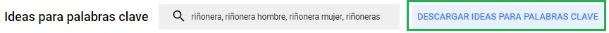 descargar palabras clave
