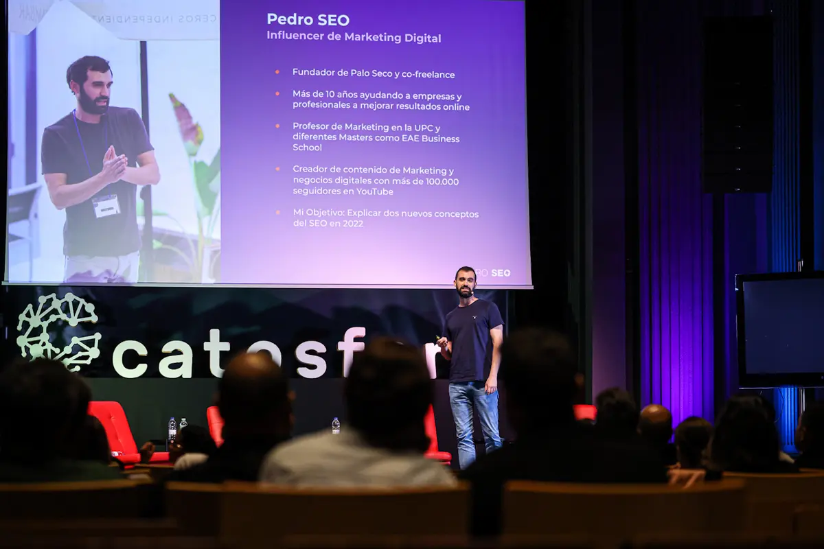 Pedro SEO como ponente en Catosfera